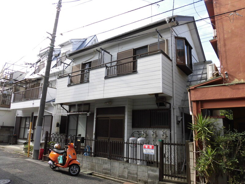上原アパートの外観パース