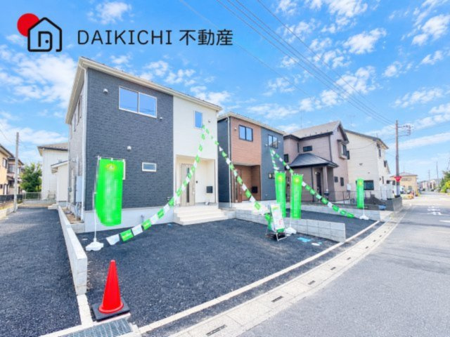 【前面道路含む現地写真】 | 鴻巣市筑波第5 Ⅱ期　CRADLE GARDEN　新築戸建　全3棟　2号棟