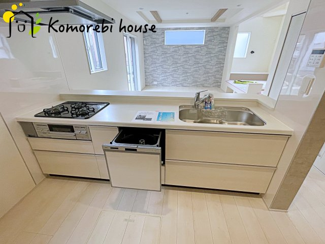 北本市中丸7丁目　新築一戸建て　ブルーミングガーデン　06のキッチン|撮影：'26/07/04