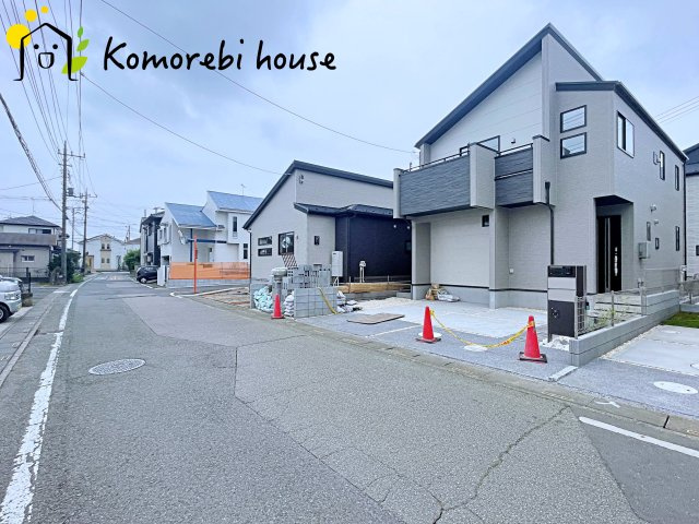 北本市中丸7丁目　新築一戸建て　ブルーミングガーデン　06の前面道路含む現地写真|撮影：'26/07/04
