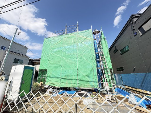 【外観】 | 志木市本町2丁目　新築一戸建住宅　全1棟　(志木本店) | 現地（2026年3月）撮影／LDK17帖のゆとりある空間。家族が集う心地よいリビング。