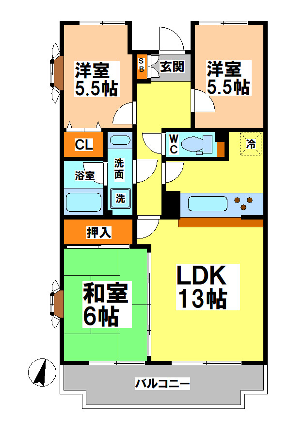 三鷹市深大寺２丁目の賃貸マンション