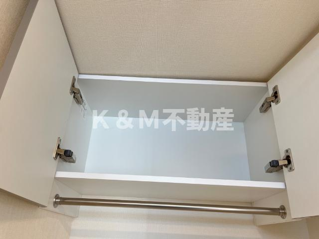 プリオーレおおたかの森の設備|洗濯機置き場上収納