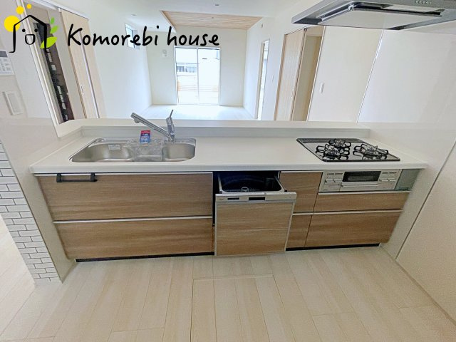 北本市中丸7丁目　新築一戸建て　ブルーミングガーデン　07のキッチン|撮影：'26/07/04