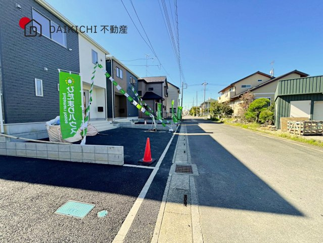 【前面道路含む現地写真】 | 鴻巣市筑波第5 Ⅱ期　CRADLE GARDEN　新築戸建　全3棟　3号棟