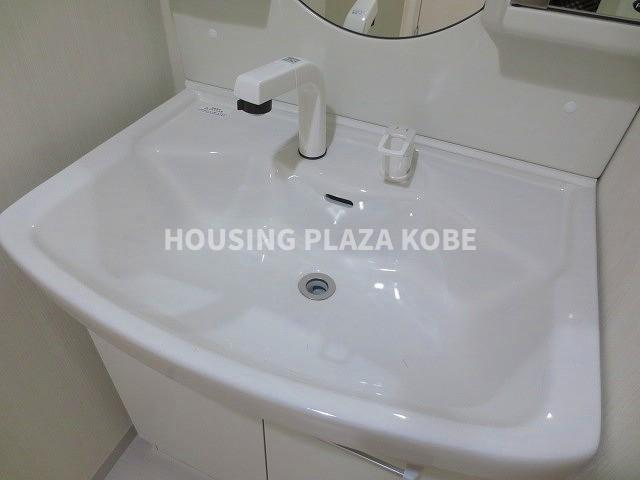 ブランピュールの洗面所