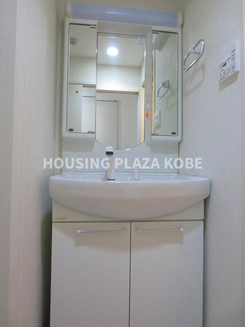 ブランピュールの洗面所