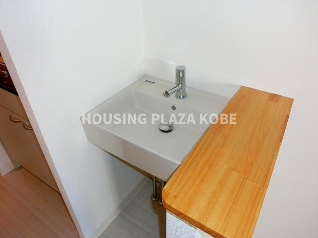 メゾンラフィネの独立洗面台