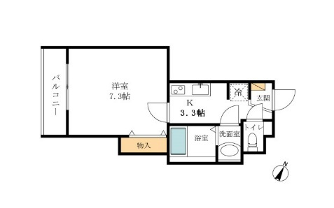 ルチルＭの間取り|★開放感のある間取り★