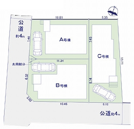 【区画図】 | 西東京市泉町６丁目　新築戸建て　B号棟 | B号棟：泉町第三公園をはじめ公園が複数あり自然豊かな住環境