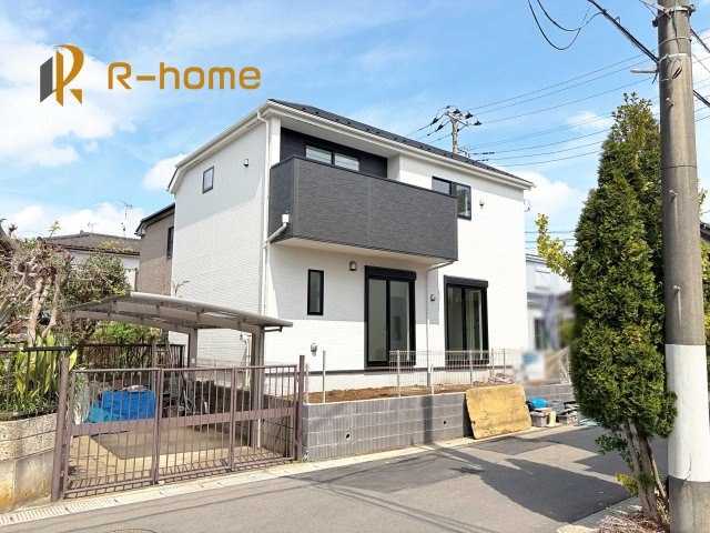 取手市野々井1期　新築戸建て　1号棟の外観|まもなく完成！実際の室内をご見学いただけます♪