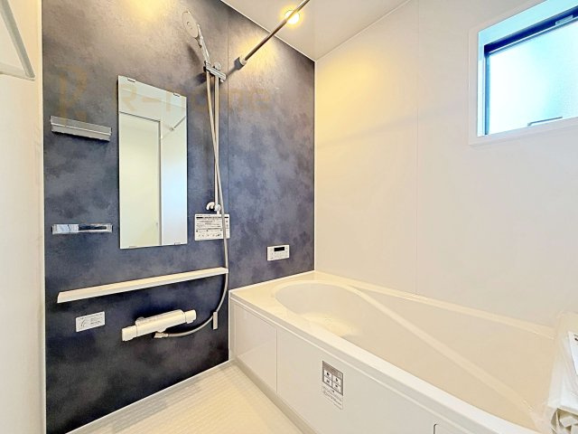 取手市野々井1期　新築戸建て　1号棟の浴室|足を伸ばしてもゆったりできるバスルーム♪機能性も取り入れて使い易さも保証します♪