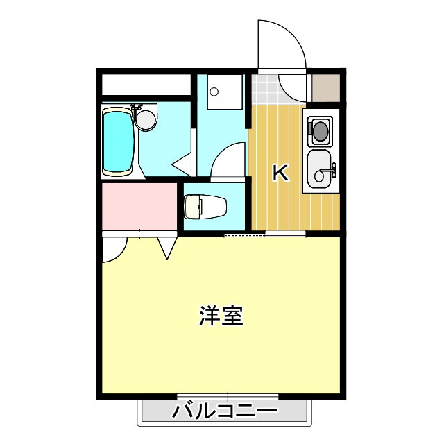 エクセル大手町Ⅱの間取り