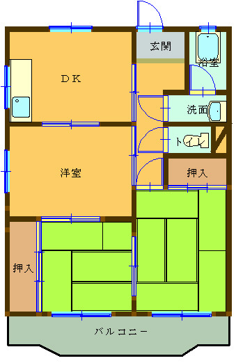 【間取り】 | 岸田マンション