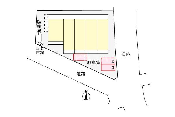 レジデンス　アマーレの区画図