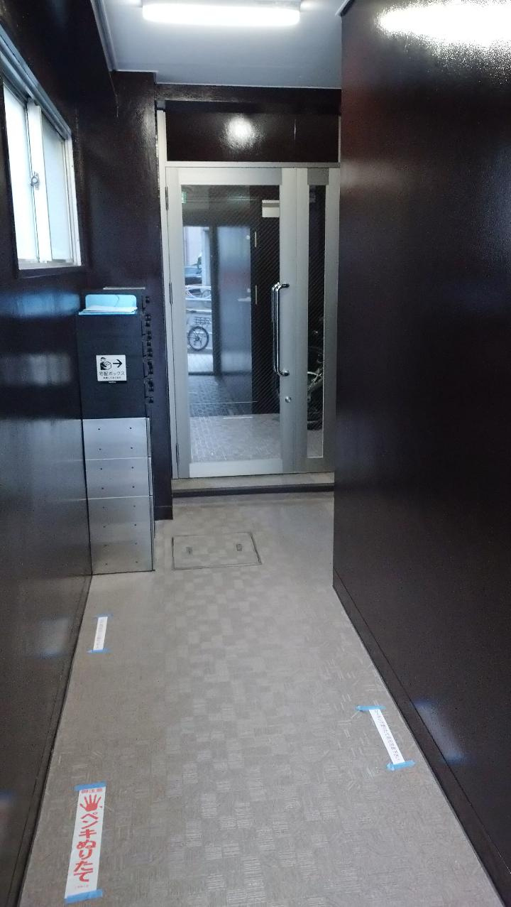 千歳ハイムのエントランス