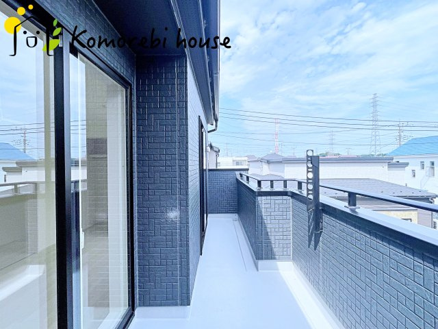 北本市中丸7丁目　新築一戸建て　ブルーミングガーデン　11のバルコニー|26.7.30　撮影済み