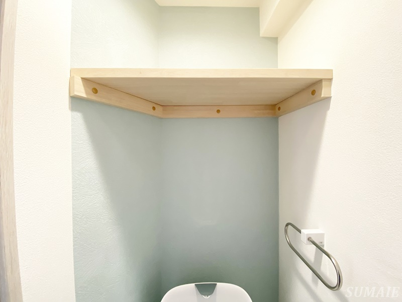 リヒトライフ侑里の収納|トイレ上収納です☆