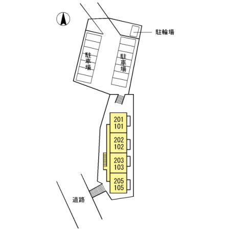 ウィット須田ノ木の区画図