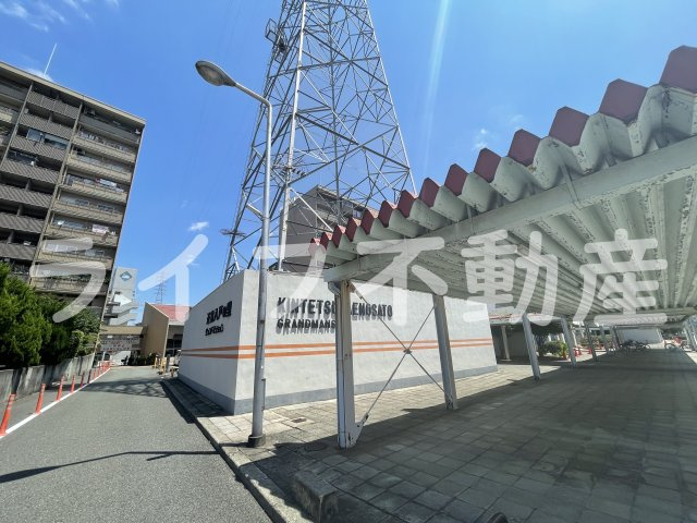 八戸ノ里グランドマンションA棟の外観|おしゃれな外観です