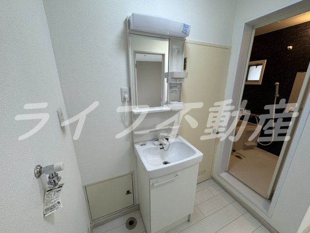 八戸ノ里グランドマンションA棟の洗面所