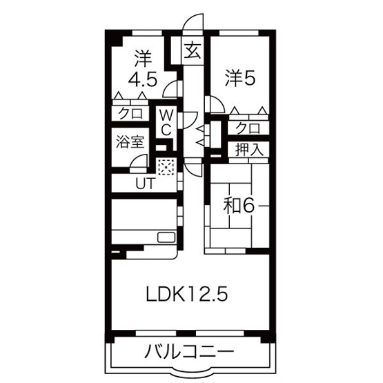 【間取り】 | クレストヒルズ東山
