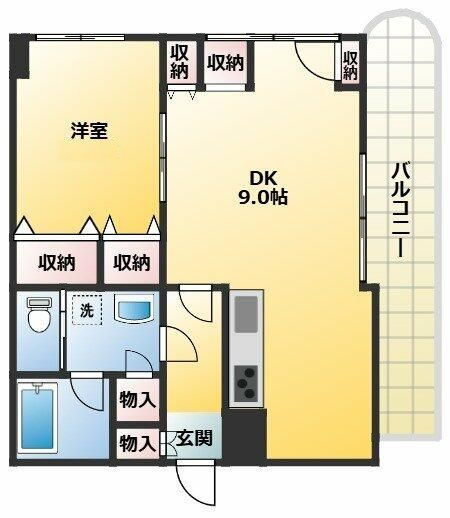第２エクセルねり善の間取り|間取りです。