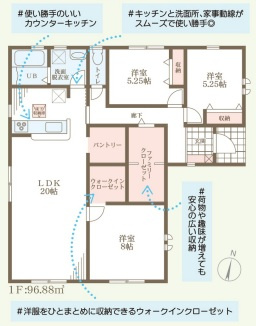 リーブルガーデン広陵町萱野3期の間取り