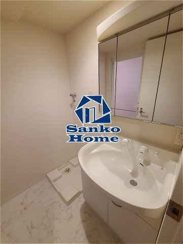 パークキューブ上野の独立洗面台