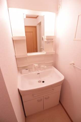 メゾンアンソレイエⅡの洗面所