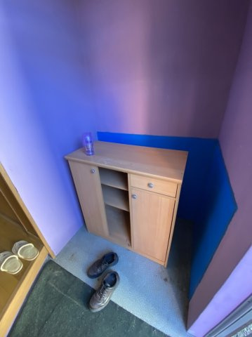 愛国西3丁目17借家の玄関