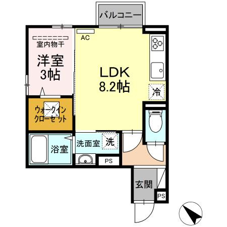 タウン中筋の間取り