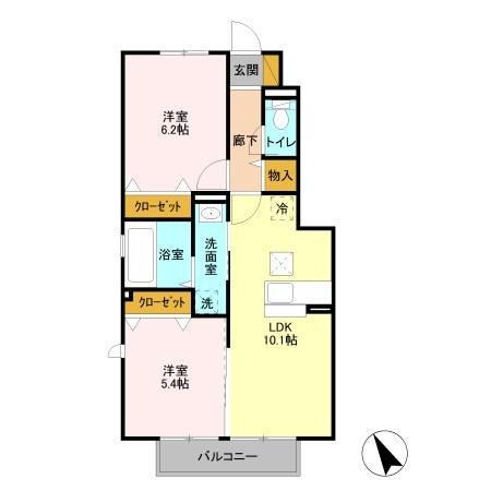 ブリランテ Aの間取り