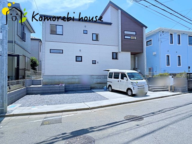 上尾市小泉　3期　新築一戸建て　ブルーミングガーデン　01の駐車場|駐車場です