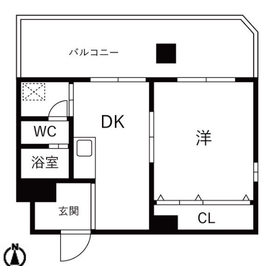 サンビラ大手前の間取り
