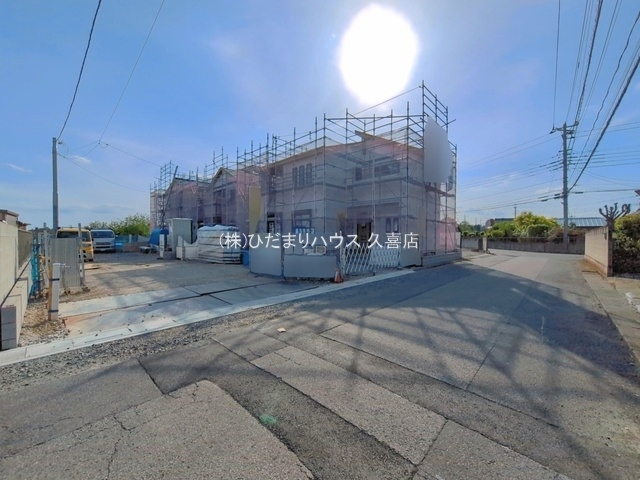 加須花崎　新築一戸建て　02　リーブルガーデンの前面道路含む現地写真|2026/5/12　撮影