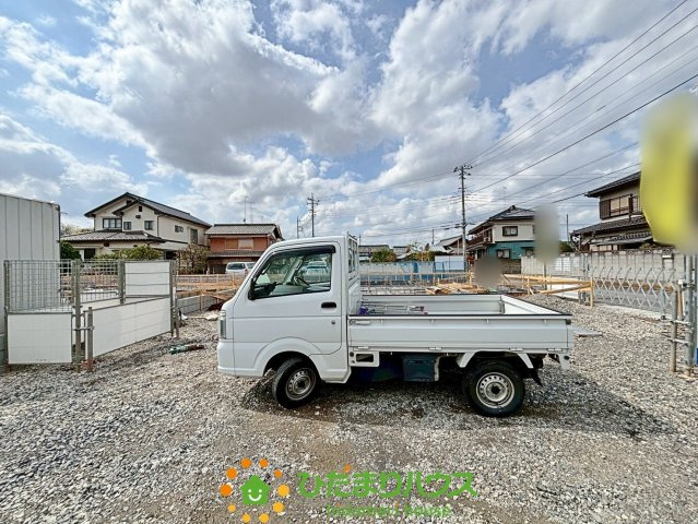 加須花崎　新築一戸建て　01　リーブルガーデンの駐車場|2026/4/6　撮影