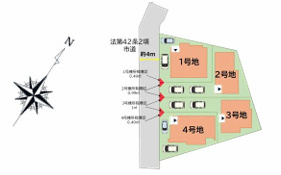 福岡市西区小戸１丁目４期　4号棟の区画図