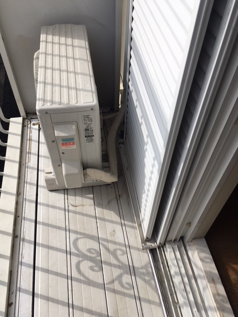 ビーフリーＡ棟のバルコニー