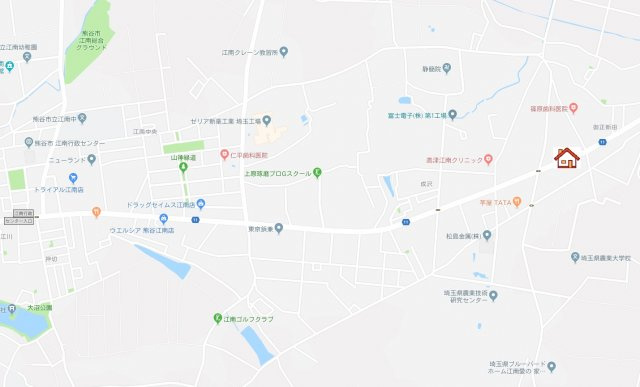 ビーフリーＡ棟の地図