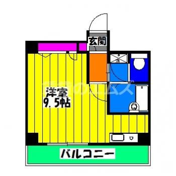 【間取り】 | エース参番館 | エース参番館の間取り