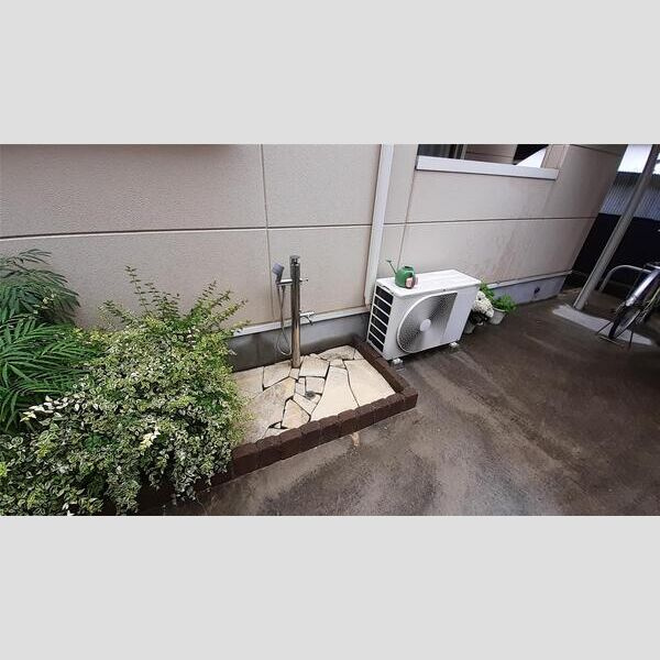 シーパレスAの設備|ペット足洗い場です