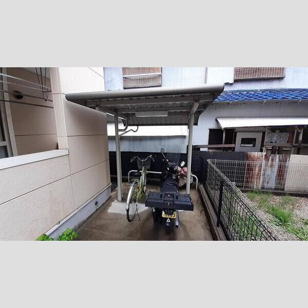 シーパレスAのその他共用部分|駐輪場です