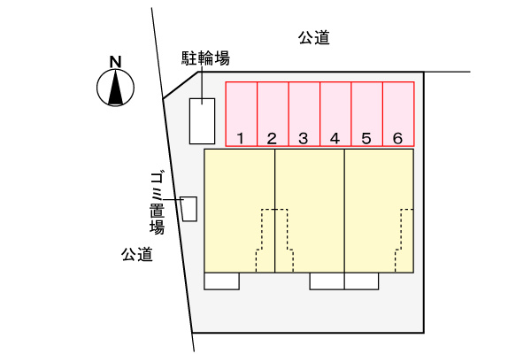 ベルコリーヌの区画図