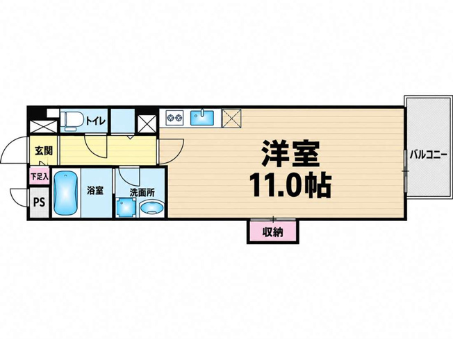 【間取り】 | ライフ北梅田