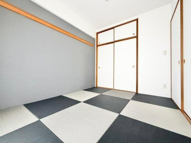 【中古マンション】サンクレイドル若葉サヴァビアンの和室|5.5帖和室です！