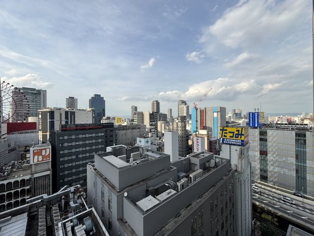 梅田ガーデンレジデンスの展望|バルコニーからの屋外風景です。