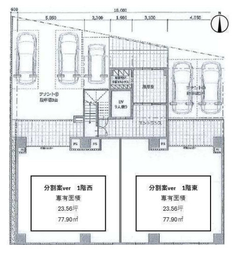 THE RESIDENCE SAKURAYAMA WEST【　1階路面店　】の間取り