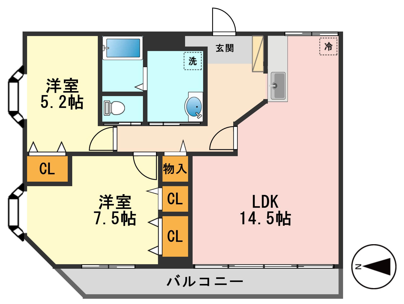 田中第一ビルの間取り