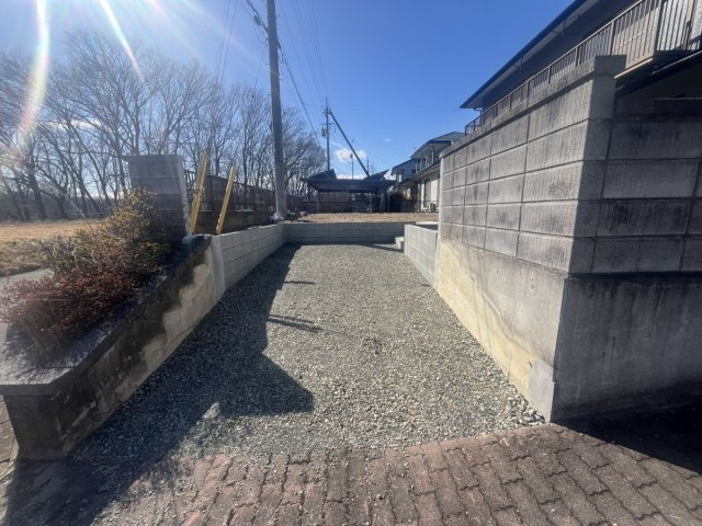 福島市蓬莱町七丁目　中古戸建の庭